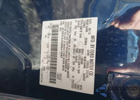 2011 Ford Edge Sel z USA, uszkodzony, nr VIN 2FMDK4JC6BBA13067